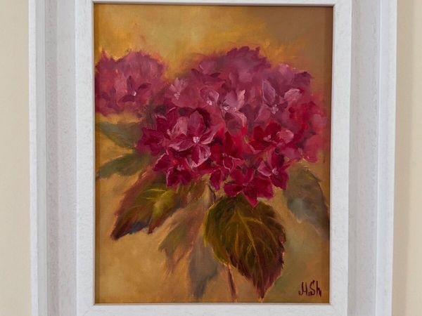 Flower oil painting - Main image