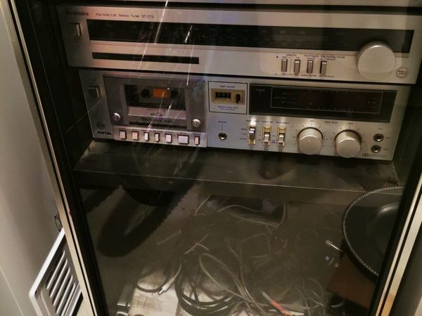 Technics Seperates in Original Technics Cabinet - Main image