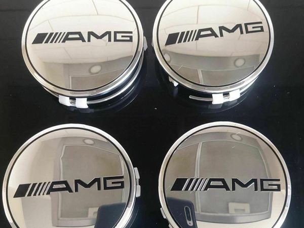 Mercedes AMG Centre Caps - FREE POST - Main image