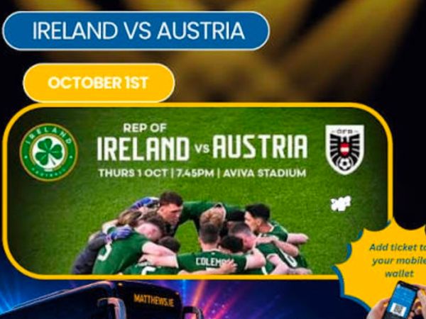 Ireland vs Austria tickets x4 - Main image