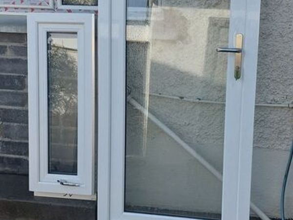 PVC WHITE door and side Window. - Main image