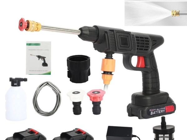 Portable Cordless Pressure Washer & 2Batteries NEW - Main image