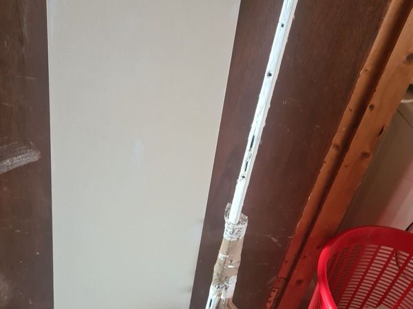 Wall hanging shelving 5 x wooden shelving painted - Main image
