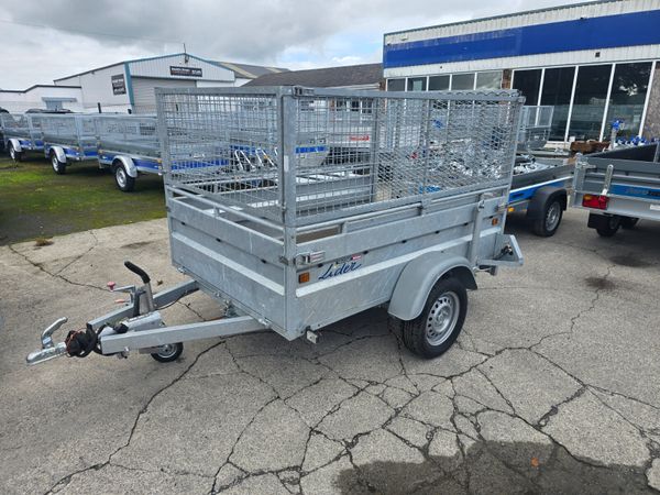 7x4 Trailer with brakes 750kg - Main image