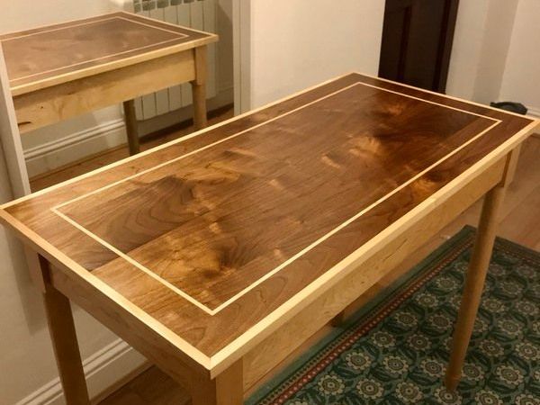 Maple & Walnut Table | Handmade in Ireland - Main image