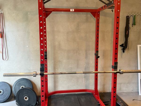 Hill Fitness Powercage with weight plates - Main image