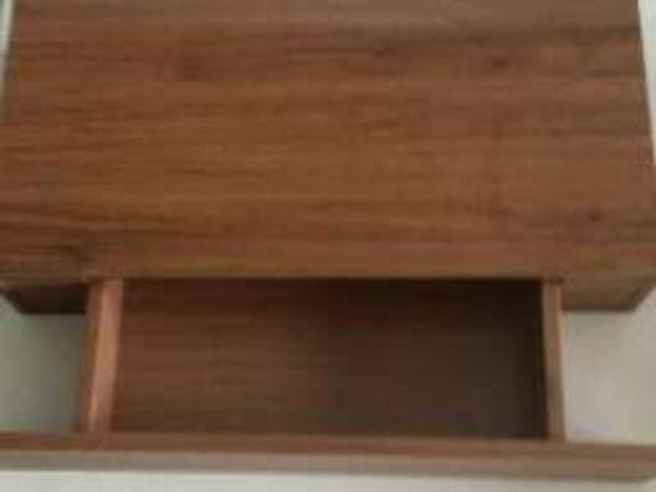 Floating shelving one with hidden drawer. 2 x 60cm - Main image