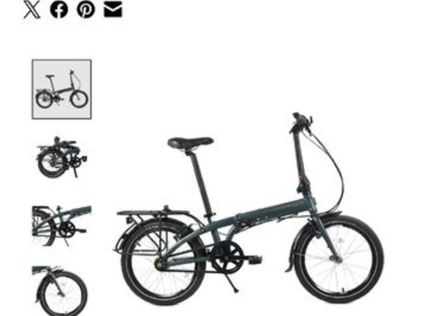Tern Folding Bike D7i, always kept in shed, only used a handful of times. Comes with new Kryptonite lock. - Main image