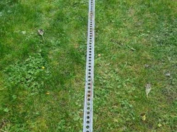 50ft of Heavy Duty Cargo Rail – Zinc Plated Standa - Main image