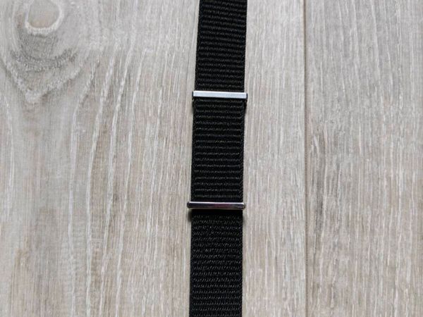 Apple Watch Premium Black Woven Nylon Watch Band - Main image