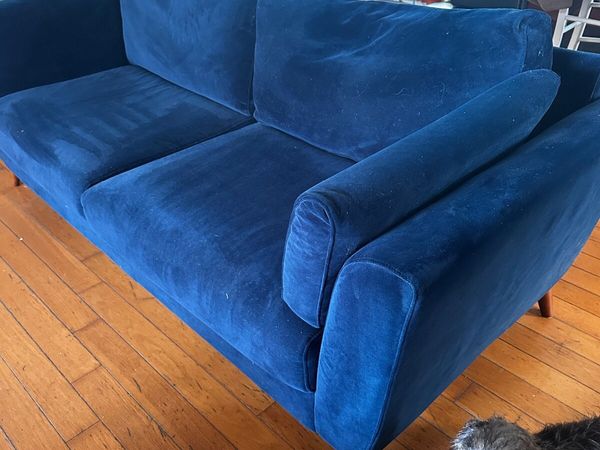 3 Seater Velvet Sofa - Main image