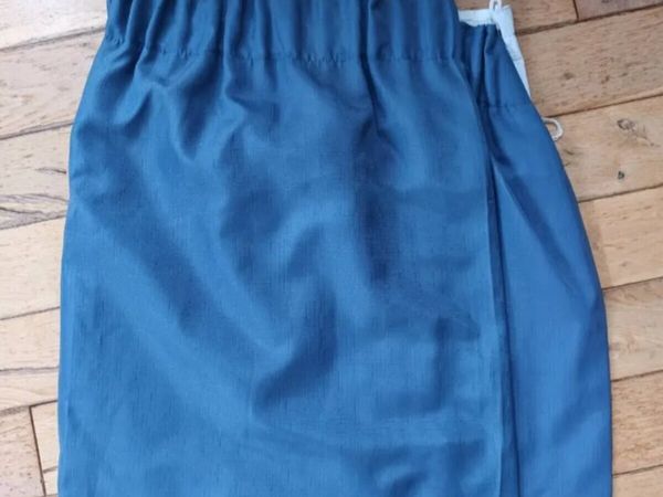 Blue curtains with black out lining - Main image