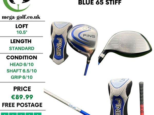 Ping G5 Driver / 10.5° / Prolaunch Blue 65 Stiff - Main image