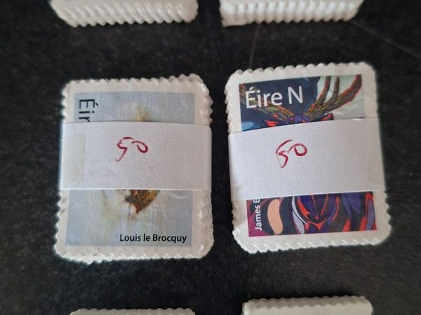 N Value Ireland Unfranked Stamps - Main image