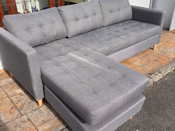 Grey comer sofa as new - Main image