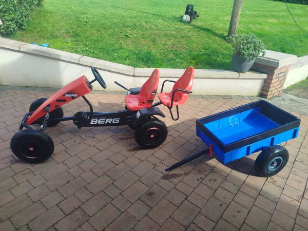 Berg go kart with trailer and add.seat - Main image