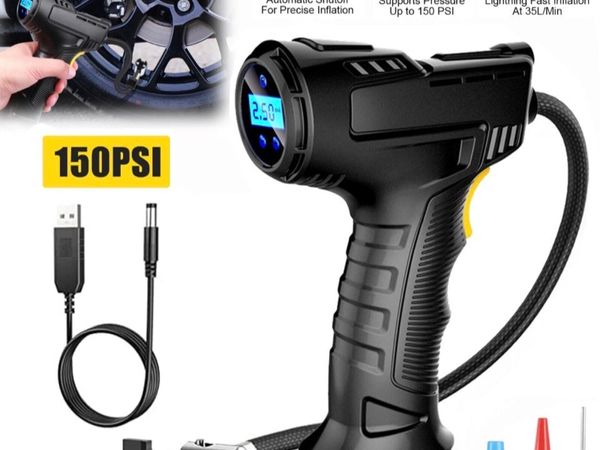 NEW Cordless Digital Air Compressor Tyre Inflator - Main image