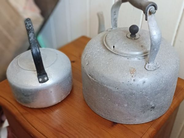 Large & Small Aluminium Kettles - Main image