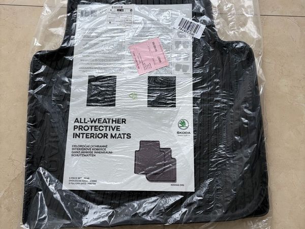 Skoda Kodiaq 2021 All Weather Mats Middle row - Main image