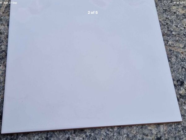 White Wall Tiles 20cm x 20cm / 11 m2 total - Main image