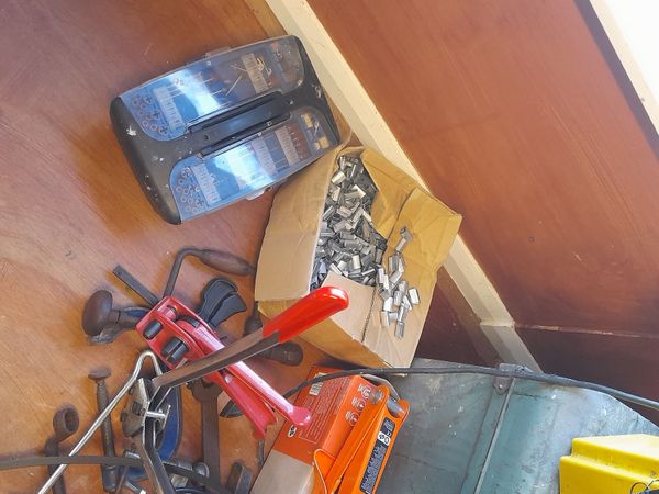 Assortment of tools and chest - Main image