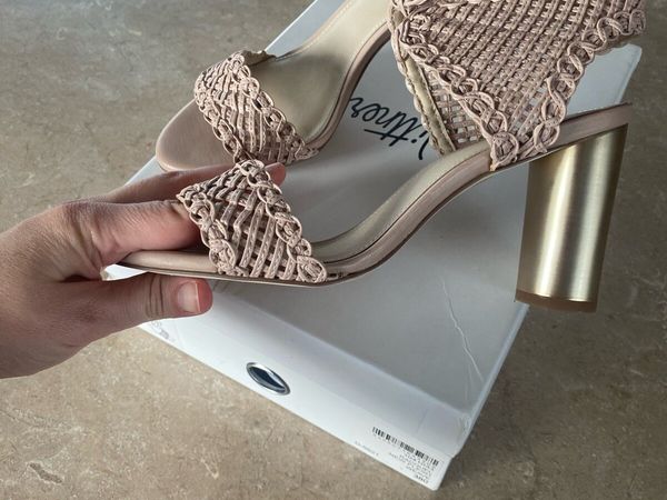 Wittner Nude Block Heel Sandals - EU38 / UK5 - Main image