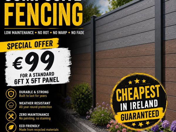 Composite PVC fencing - Main image