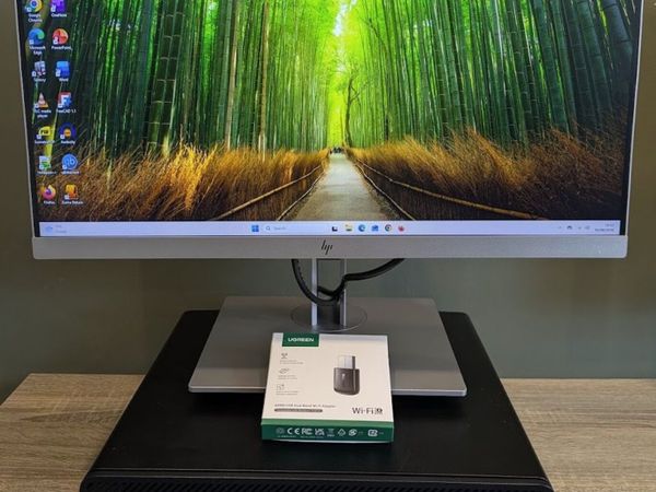 HP i5 PC + 22" Monitor 16GB 512GB Win 11 Office 24 - Main image