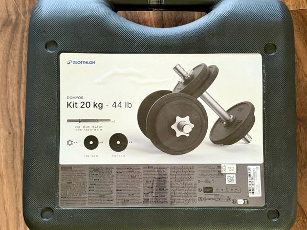 Decathlon Domyos 20kg Dumbbell Weight Kit - Main image