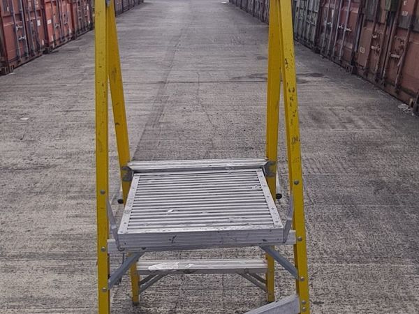 LFI Pro GRP Wide Step Platform Ladders - Main image