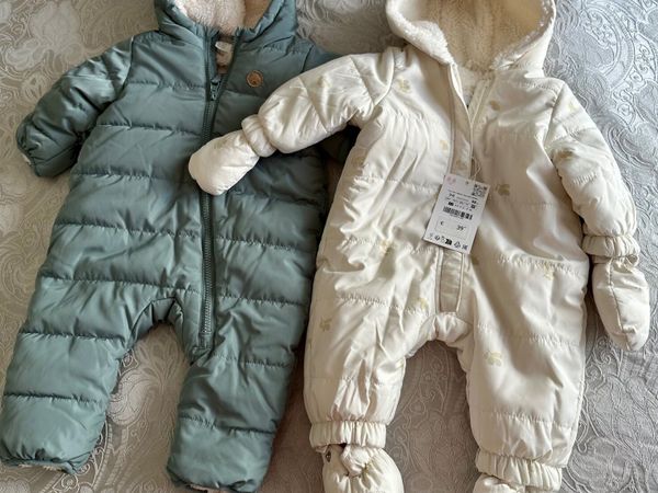 0-4m baby  2 Snowsuits - Main image