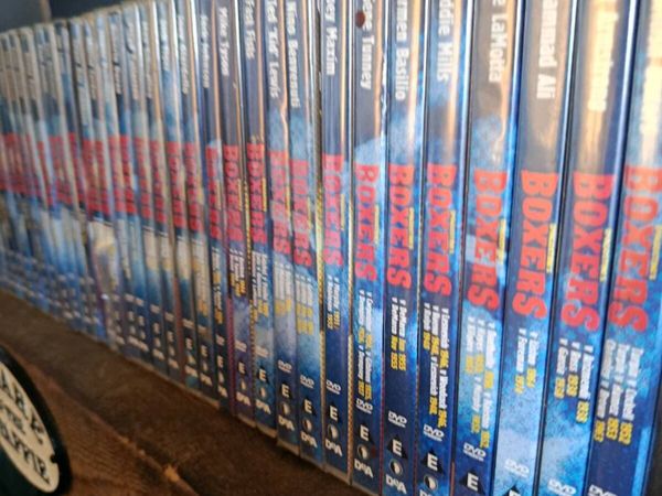 Huge collection of boxing dvds 21 years old - Main image