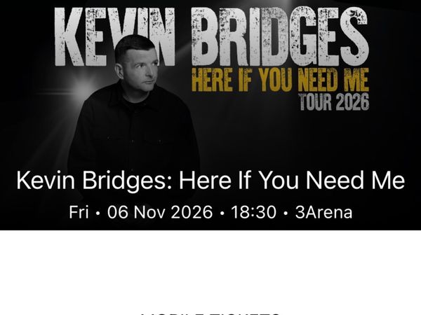 Kevin Bridges Friday November 4th Dublin Tickets - Main image