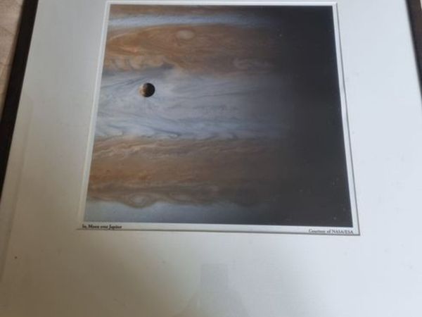 The famous NASA photograph  "Io Moon over Jupiter" - Main image