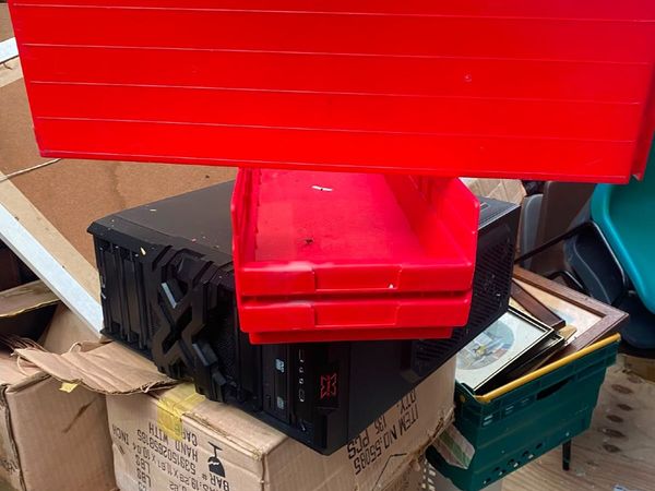 Plastic storage bins - Main image