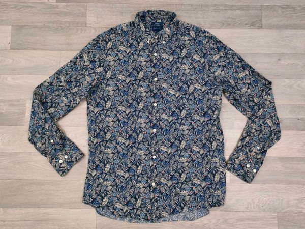 Gant Button Down Floral Patterned Shirt Mens M - Main image