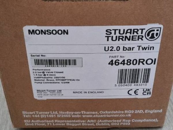 New Stuart Turner Monsoon Pump - Main image