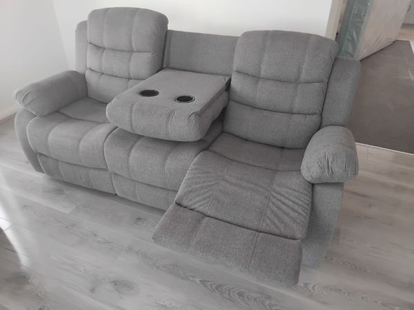 Ivy Reclining Fabric Sofa Suite - Main image