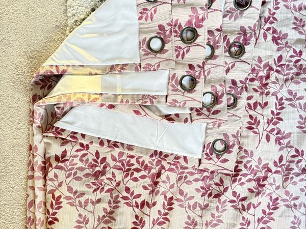 2 Pairs of Lined Curtains – 65” × 72” - Main image