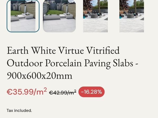 20mm Outdoor Porcelain Paving Slabs - Main image