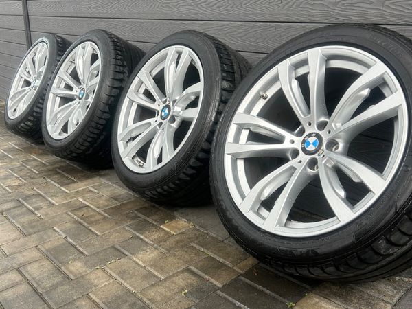 20” GENUINE BMW X5 F15 ALLOY WHEELS & TYRES - Main image
