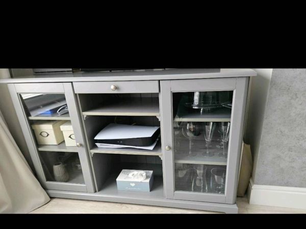 Tv Unit    side board grey 145x49x87.5cm - Main image