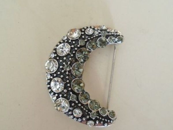 Brooch, Moon brooch, Jewellery - Main image