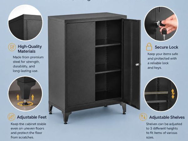 New Home Office Metal Filing Cabinet-FREE Delivery for sale in Monaghan ...