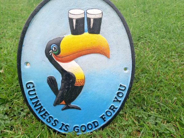 Cast Iron Guinness Sign - Main image