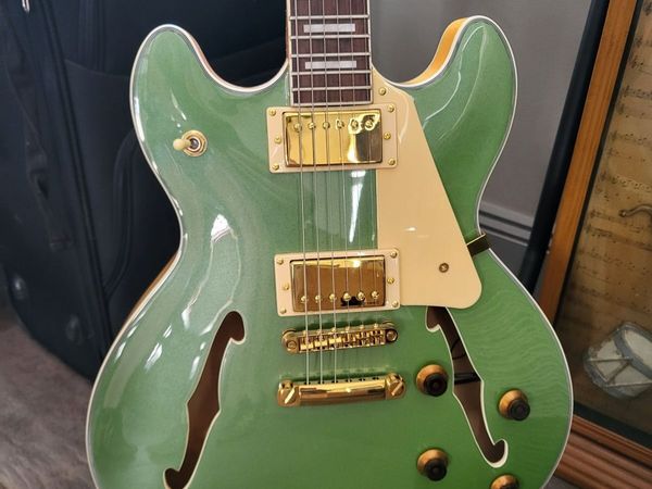 Harley Benton HB-35Plus Metallic Green - Main image