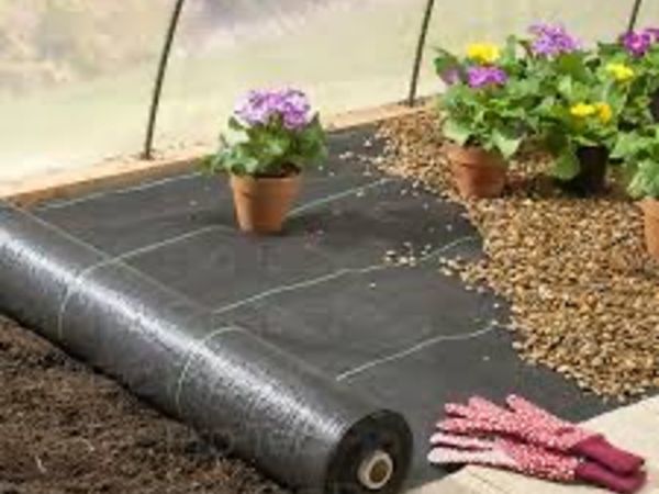 Weed control membrane landscaping gardening - Main image