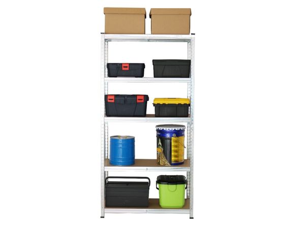 Budget Garage Shelving | 2 Bay Galvanised - Main image