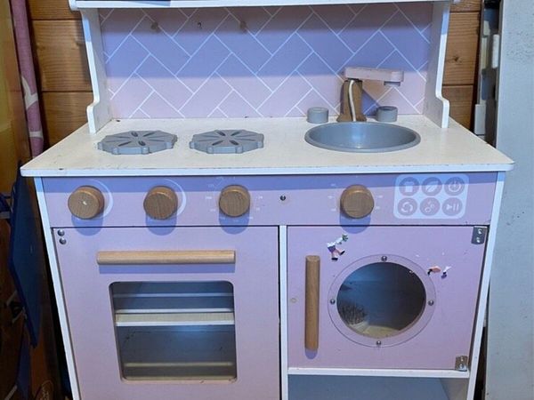 Wooden play kitchen with accessories - Main image