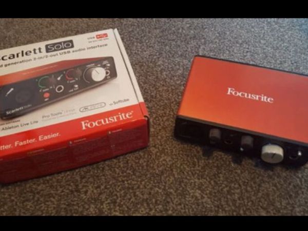 Focusrite audio interface - Main image